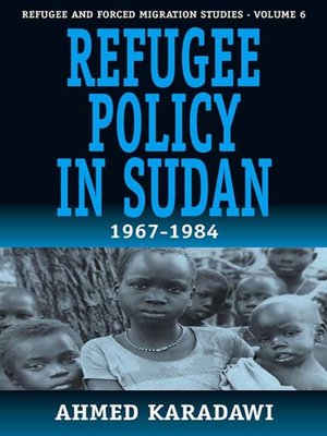 cover image of Refugee Policy in Sudan 1967-1984
